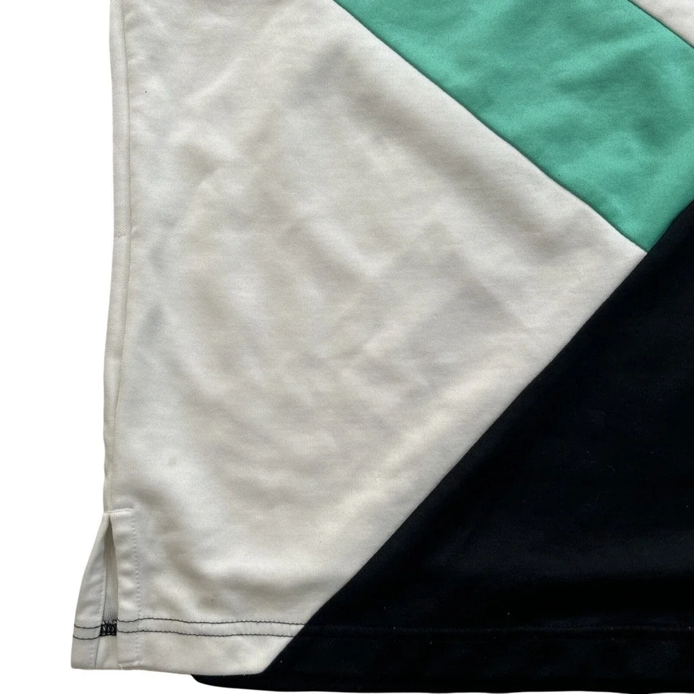 Equipment Adidas ADV/91-18 Men's XL Polo Shirt Colorblock Rugby Green Black